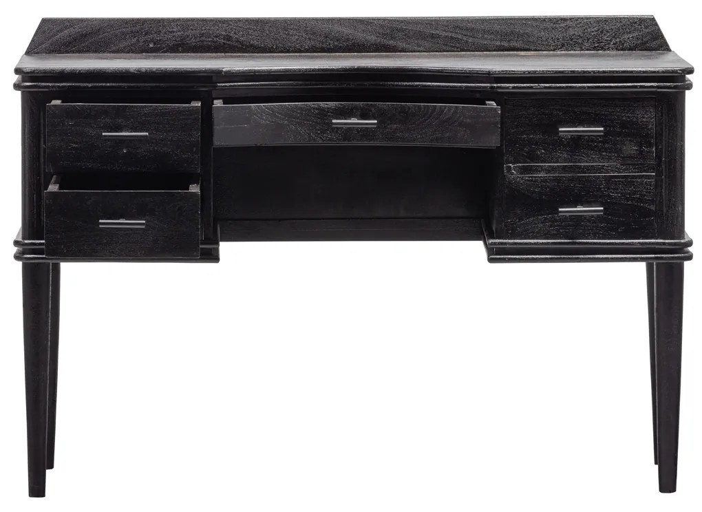 BePureHome Boudoir Kaptafel Acaciahout Zwart - 120 X 40cm.
