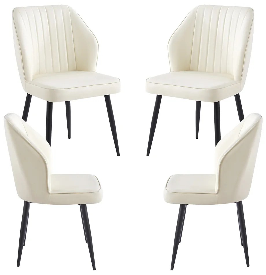 Pakket van 4 Wenye-stoelen