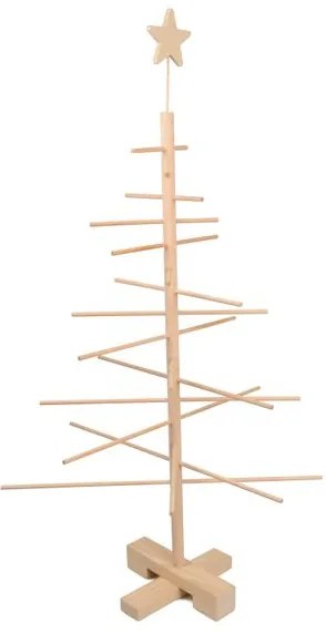 Kerstboom, hout, 75 cm