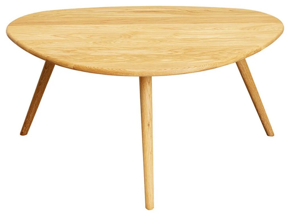 Kare Design Vigo Eiken Salontafel Organisch - 90 X 62cm.