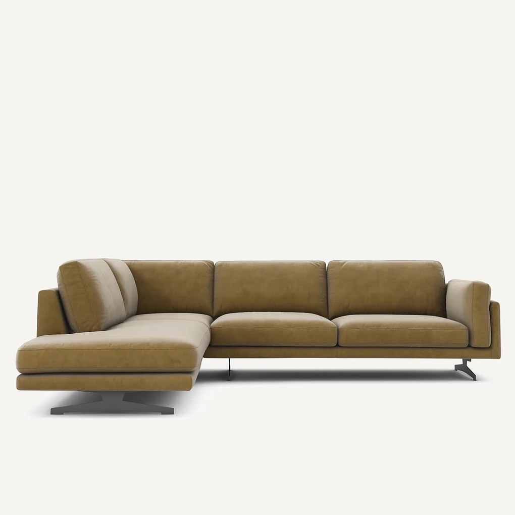 Hoekbank fluweel, César