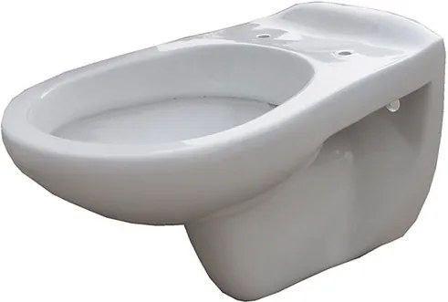 Toiletpot Hangend Basic 54x36x34,5cm Wandcloset Keramiek Diepspoel Glans Wit