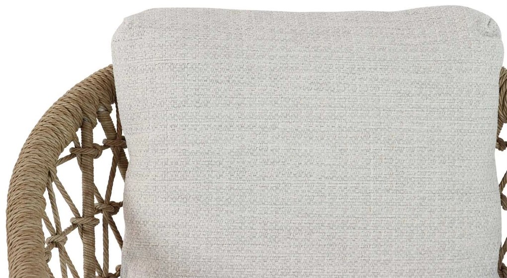 Tuinset 4 personen 200 cm Aluminium/wicker Taupe Coco Bali/Boston