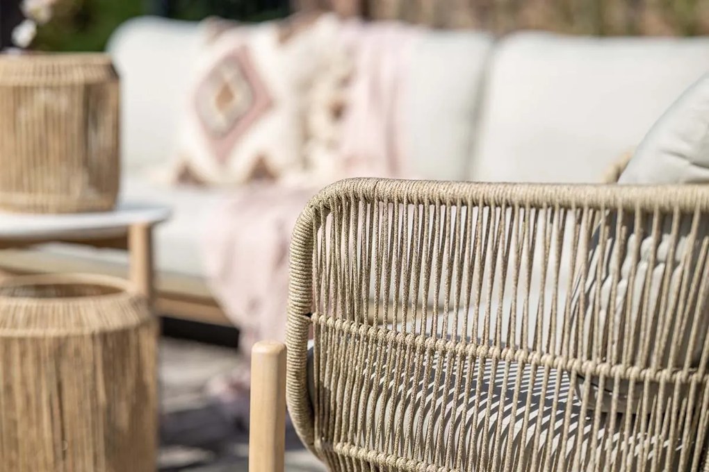 Garden Impressions Talara stoel bank loungeset 5-delig - Zand