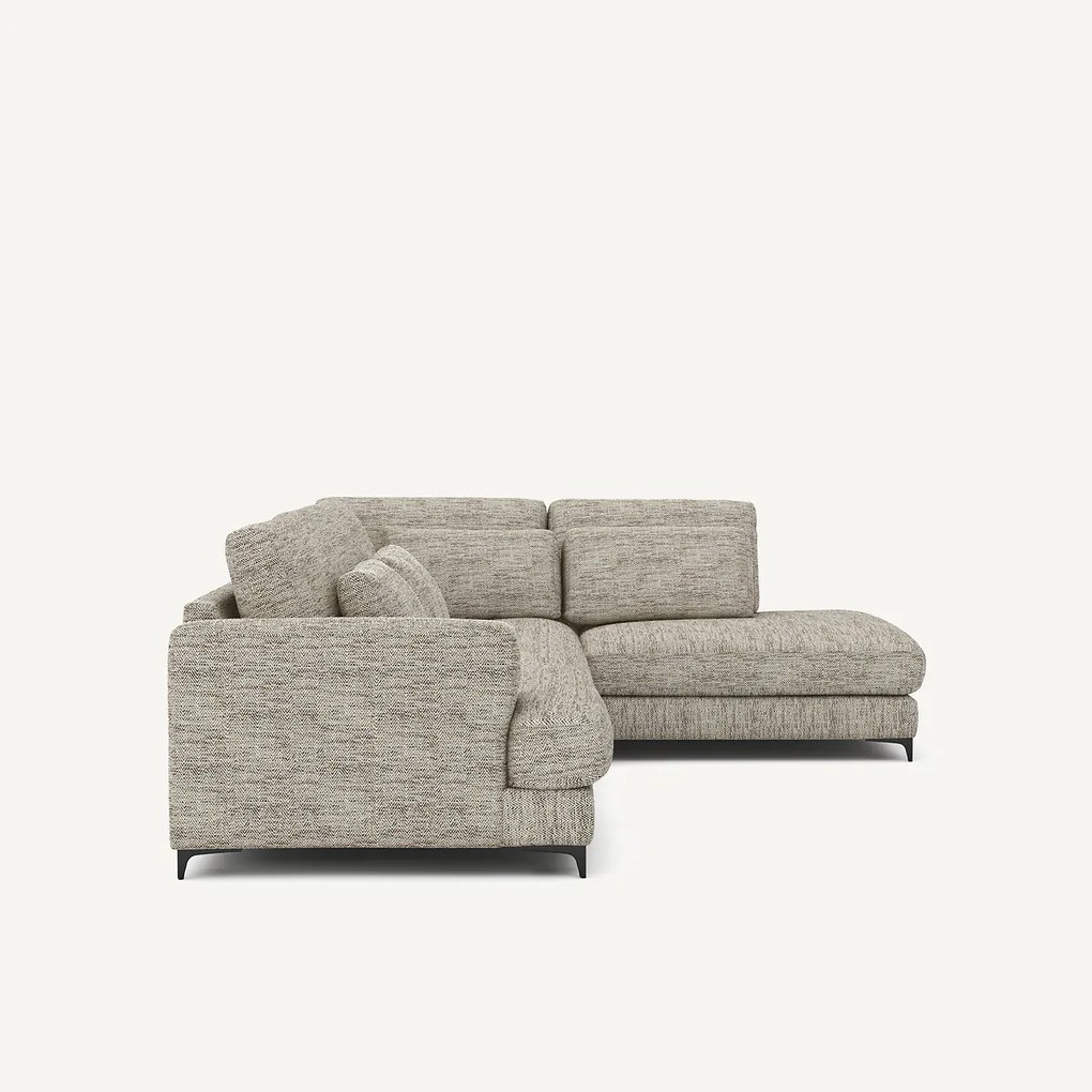 Hoekslaapbank rechts, in gestippeld visgraatmotief, Marsile