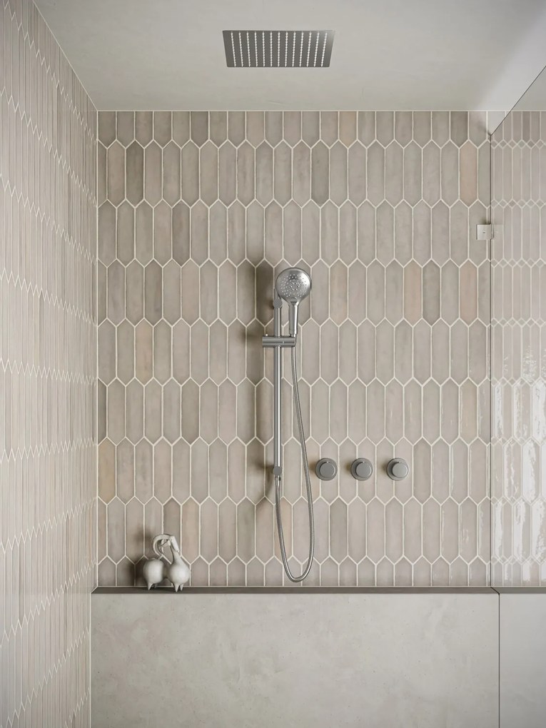 Saniclear Plus inbouw regendouche met inbouw douchekop 30x30cm, glijstang en 2 standen handdouche RVS