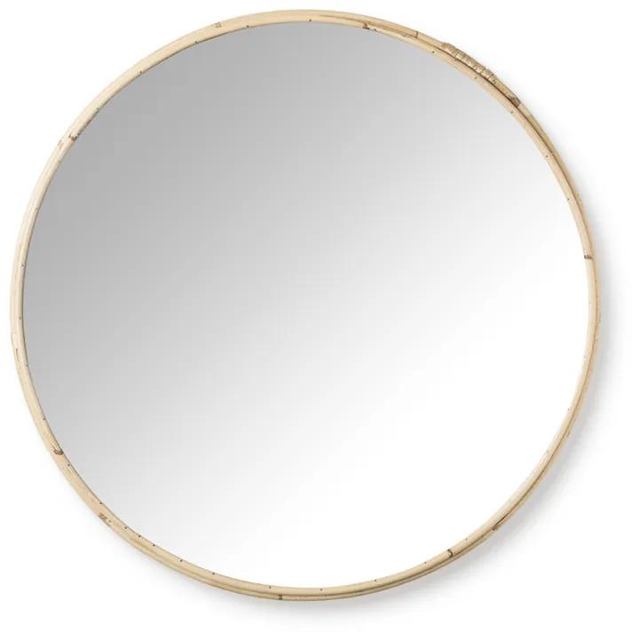 Spiegel rond met rotan rand - ø40 cm