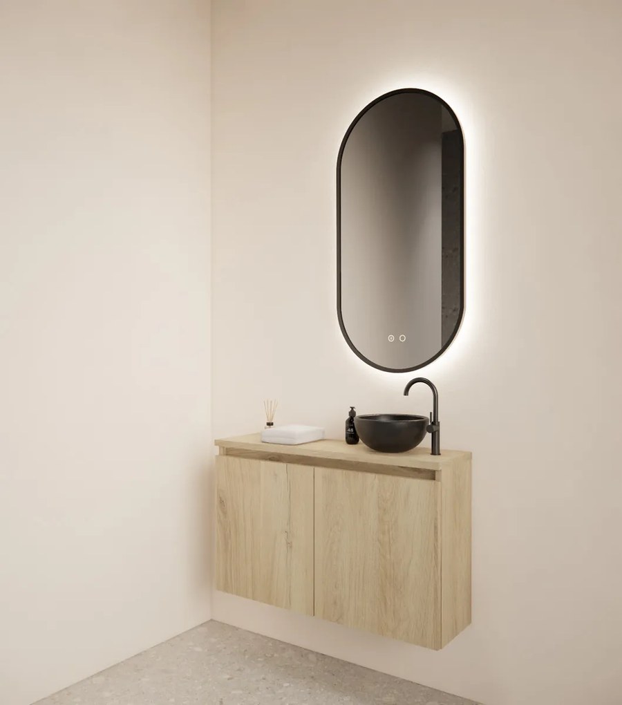Gliss Design Echo toiletmeubel 80cm evoke eiken