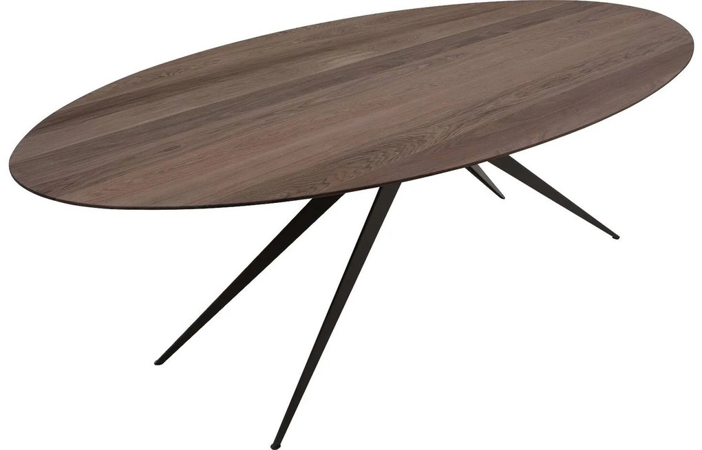 Goossens Excellent Eettafel Uniek, Ovaal 240 x 120 cm