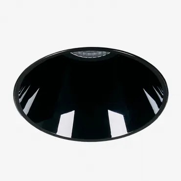 Downlight Led Inbouw Zonder Rand Trimless Rond Ø3,6 Cm Voor Buitengebruik In Aluminium Luisiana Zwart & Warm Wit 3000k & 3 W & 38º - Sklum