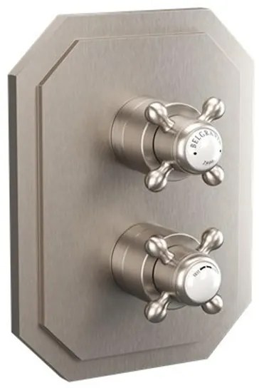 Crosswater Belgravia douchekraan - inbouw - exclusief inbouwdeel - 3 functies - geborsteld nikkel BLCB2500LBPL