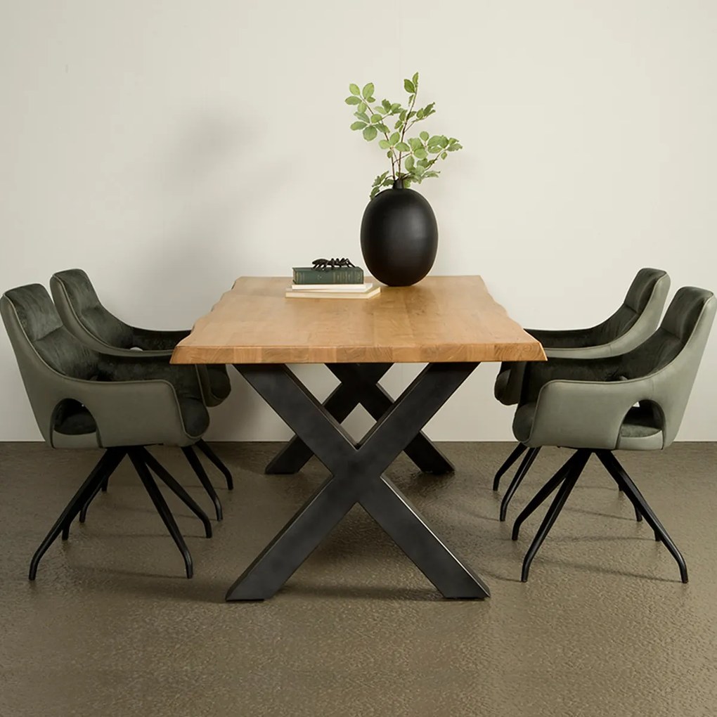 Tower Living Acacia Boomstam Eettafel 180 X 90 Cm Xara - 180 X 90cm.