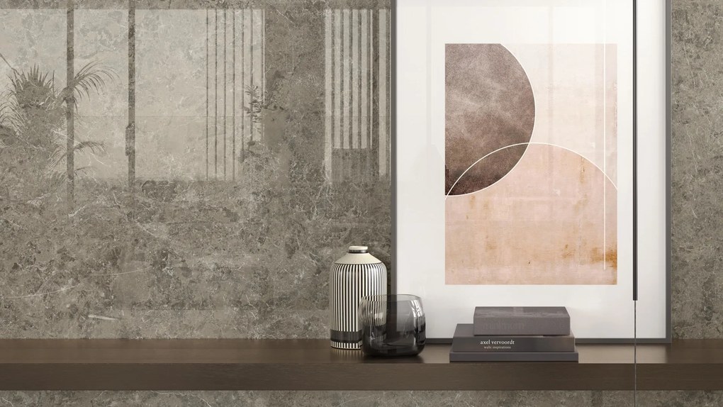 Valence Pacific vloertegel 60x120cm grijs marmer glans gerectificeerd