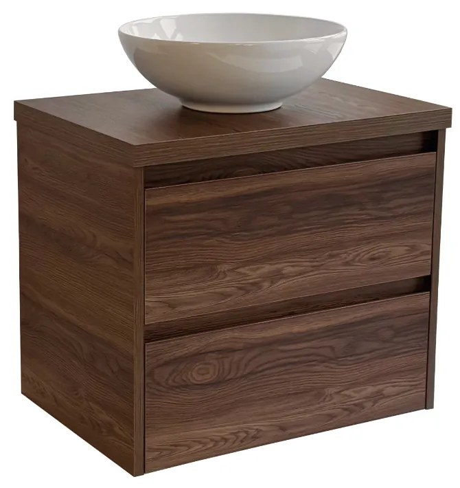 Sanicare Avenza/Arda toppaneel 65cm nera oak