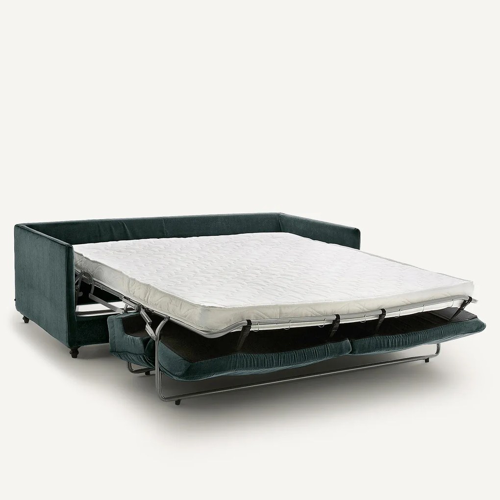 Omvormbare 3-zits fluwelen zetel, Lazare