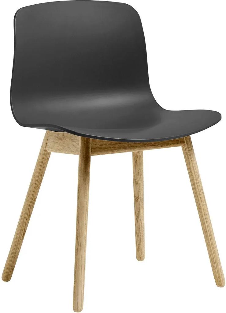Hay AAC12 stoel met mat gelakt onderstel Soft Black