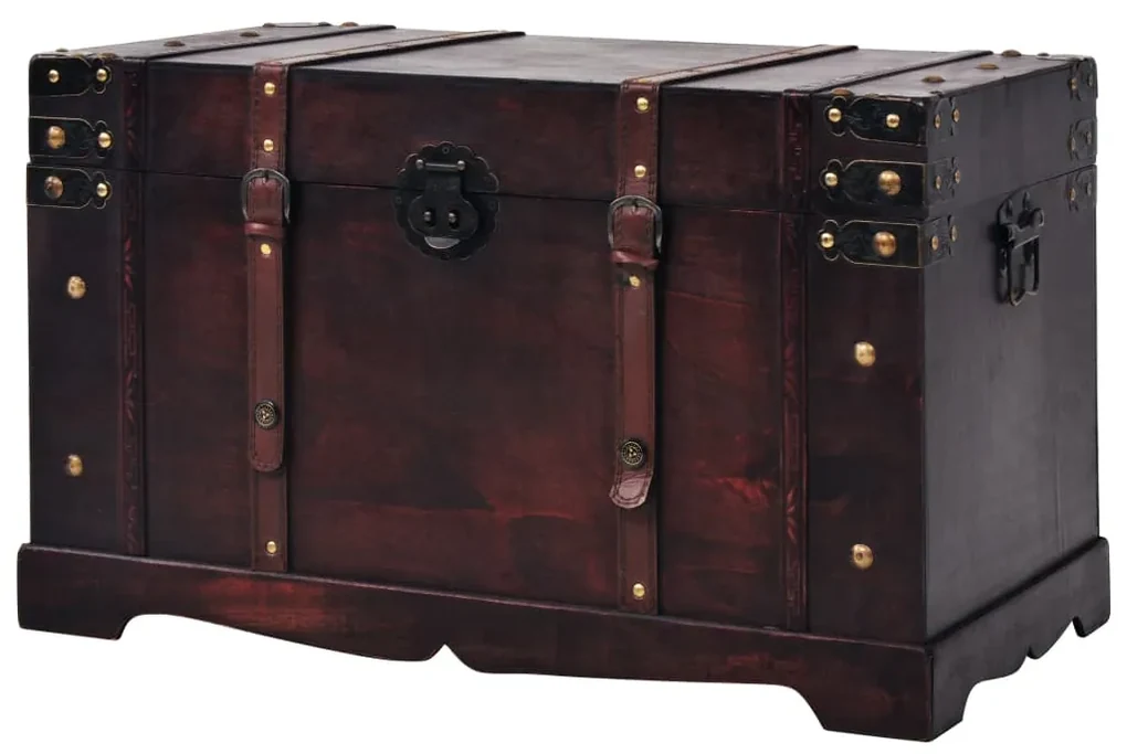 vidaXL Schatkist vintage stijl 66x38x40 cm hout