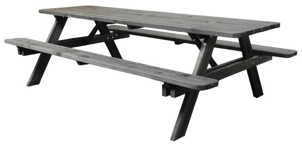 Picknicktafel Deluxe 240 x 70 cm - Zwart