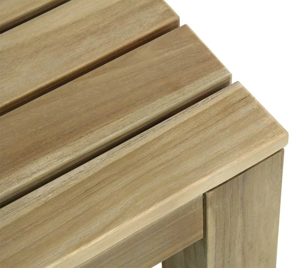 Santika Furniture Santika Arlington Ligbed Met Sahara Kussen Teak Old Teak Greywash