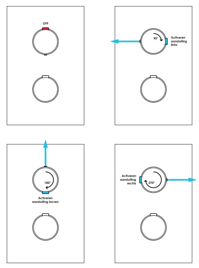 Brauer Brushed Edition complete inbouw regendouche met 3 standen handdouche, gebogen wandarm, glijstang en hoofddouche 20cm set 45 RVS geborsteld PVD
