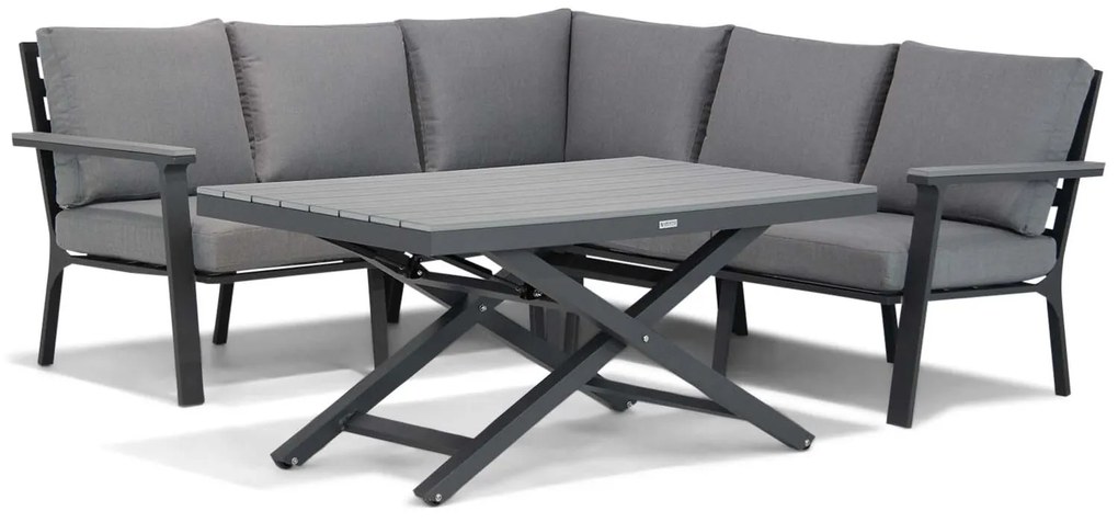 Hoek loungeset  Aluminium Grijs 5 personen Lifestyle Garden Furniture Palazzo