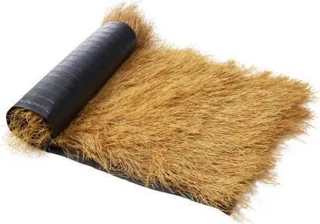 VEVOR Kunstmatig rieten dak, 40 x 120 cm, synthetisch rieten dak, rieten daksimulatie, rieten dakrol, Palapa Tiki dakmat voor terras, zwembad, strand, tropische Hawaiiaanse feestdecoratie