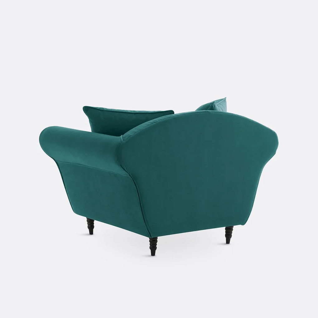 Fauteuil in fluweel, Lipstick