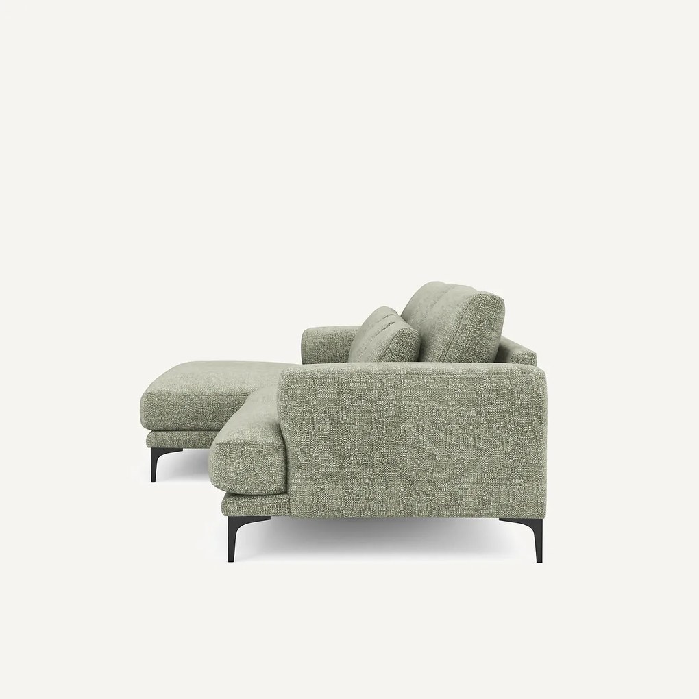 XL hoekbank links van stevig katoen, MARSILE