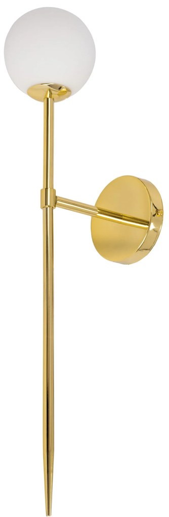 Moderne wandlamp APP578-1W 52cm goud