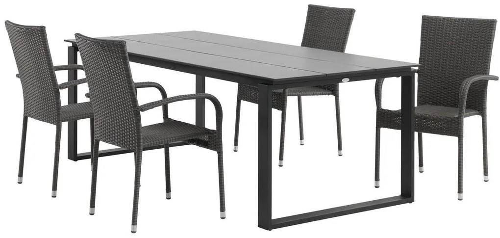 The Outsider Tuintafel - Oscar - 210x100cm - Polywood - Antraciet - The Outsider