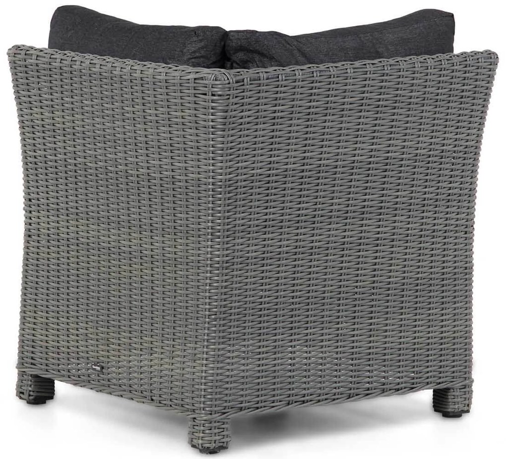 Loungeset tuin 5 personen Wicker Grijs Garden Collections Lusso