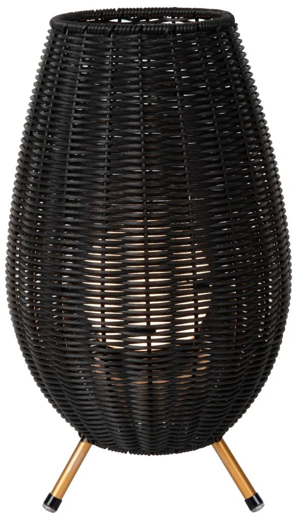 Lucide Colin oplaadbare LED lamp 36cm 3W zwart