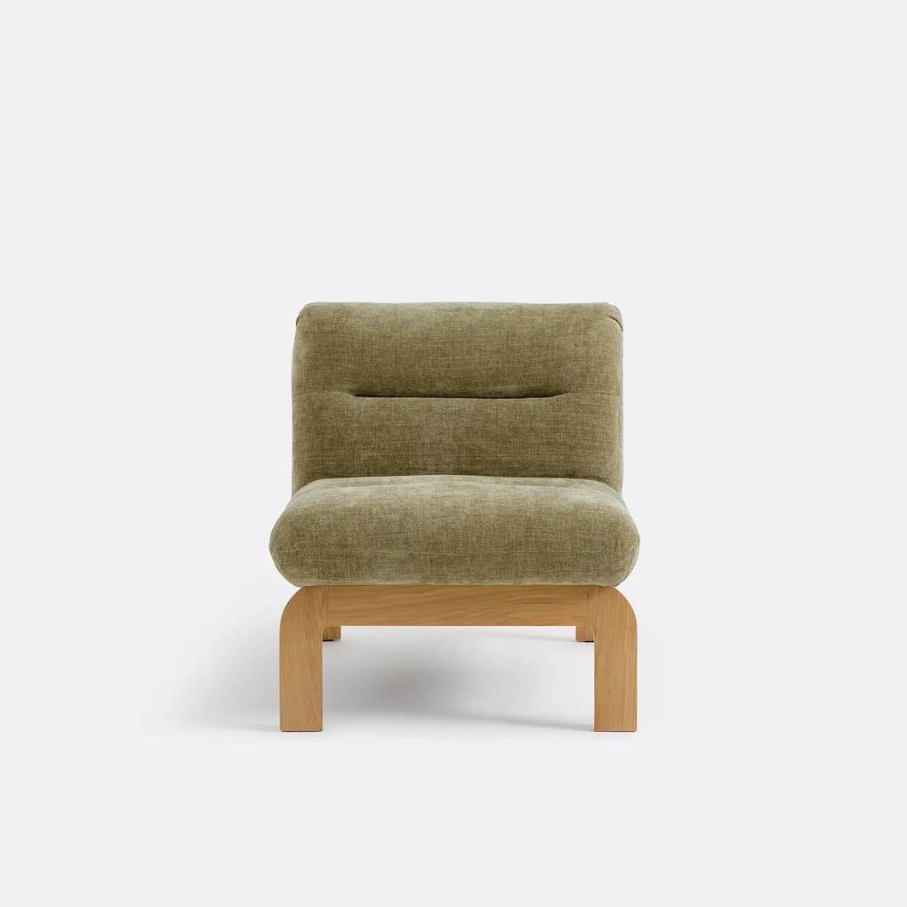 Lage gestoffeerde fauteuil, Talet
