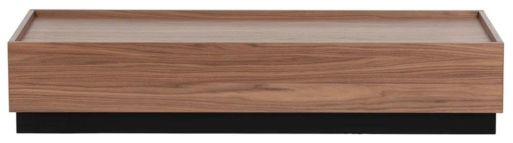 Vtwonen Block Walnut Japandi Salontafel Laag - 135 X 60cm.