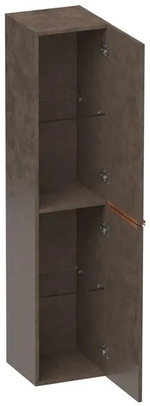 BRAUER Elevate badkamerkast - 160x35x35cm - excl. opleggrepen - 2 deuren - links- of rechtsdraaiend - Erosion HK-EL160ER