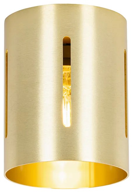 Design plafondlamp goud met lichteffect - Yana