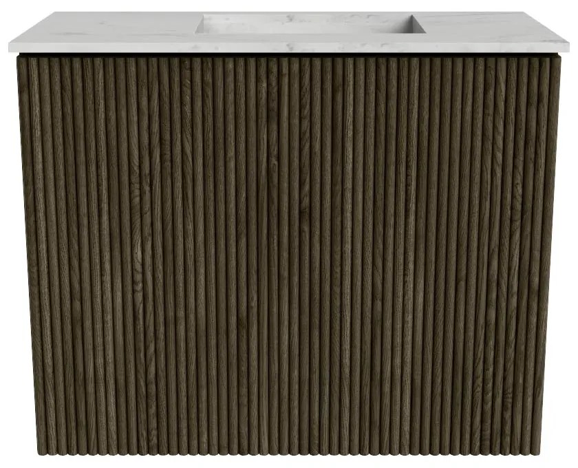 Mondiaz Joya DLux 50cm toiletmeubel shadow met wastafel faye rechts 1 kraangat opalo
