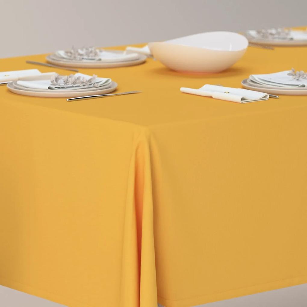 Dekoria Rechthoekig tafelkleed, geel, 40 x 40 cm