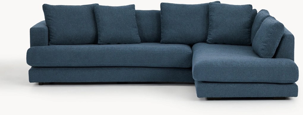 Bouclé hoekbank Tribeca (3-zits)