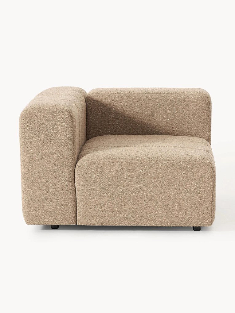 Bouclé hoekmodule Lena