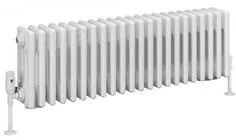 Eastbrook Rivassa 4 koloms radiator 100x30cm staal 1197W wit glans