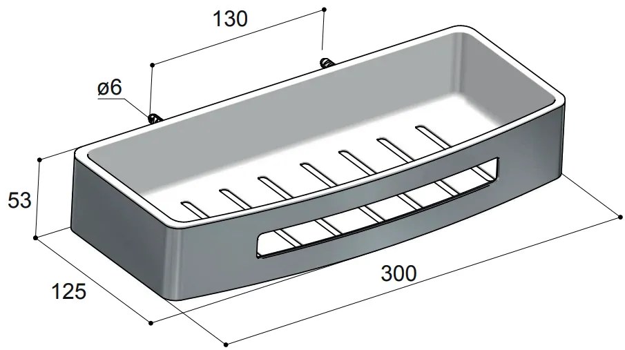 Hotbath Archie doucherekje gunmetal geborsteld PVD