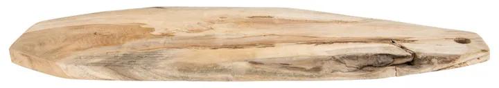 Serveerplank rechthoek - teak hout - 55x20x2 cm
