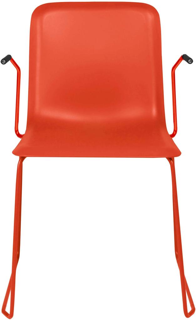 Lensvelt This 142 PP Chair stoel rood