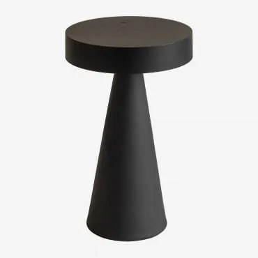 Draadloze Led Tafellamp Catinca Zwart - Sklum
