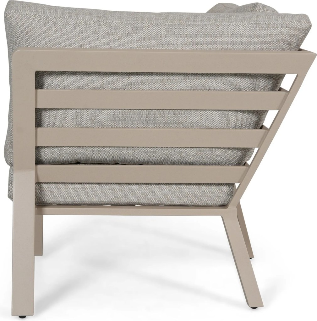 Hoek loungeset 6 personen Aluminium Zand/Beige  Lifestyle Garden Furniture Melone