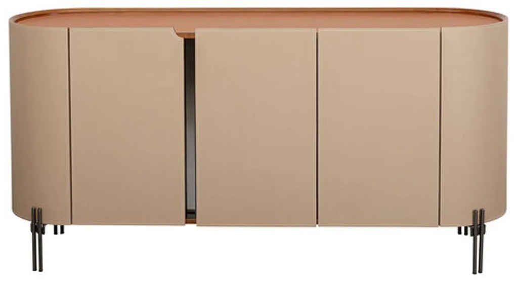 Kare Design Tango Design Dressoir Beige Leer - 150x40x75cm.