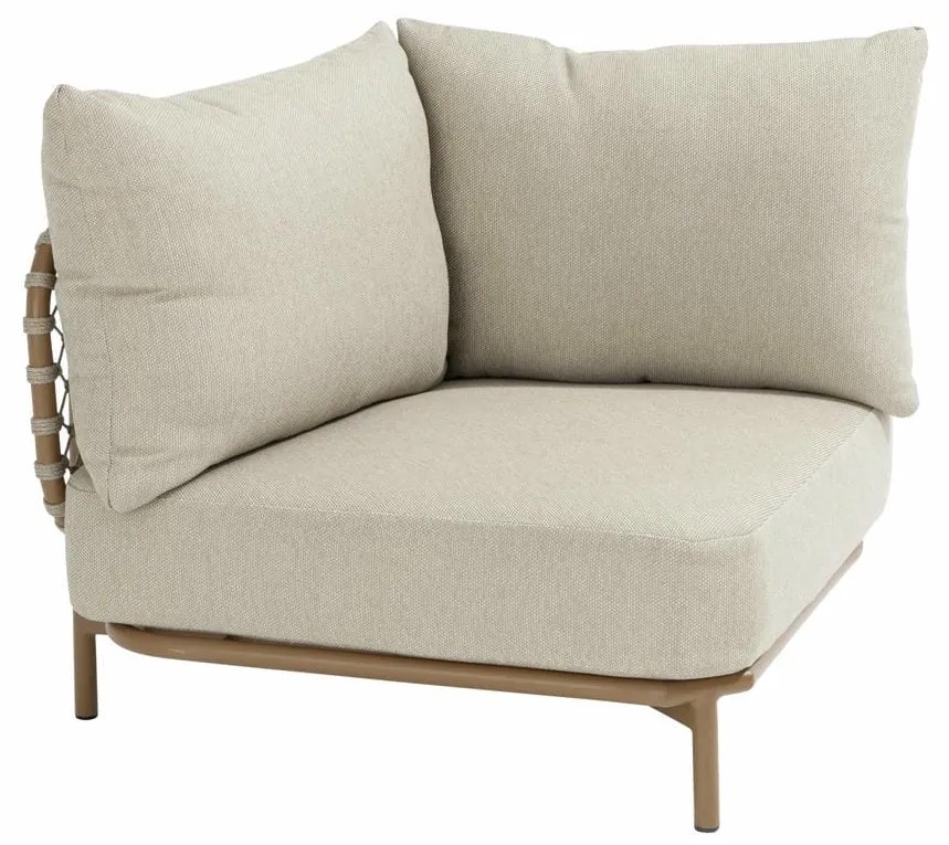 De Martinique hoek loungebank amber XL met knuffelhoek