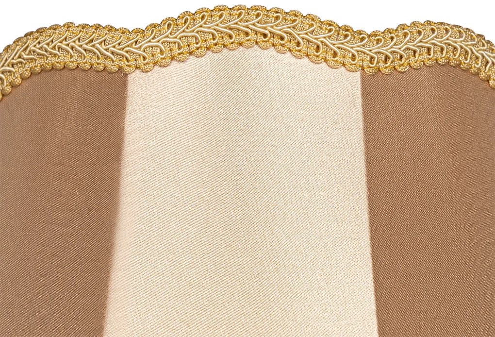 Stoffen lampenkap goud 30/18/26 - Granny Retro rond