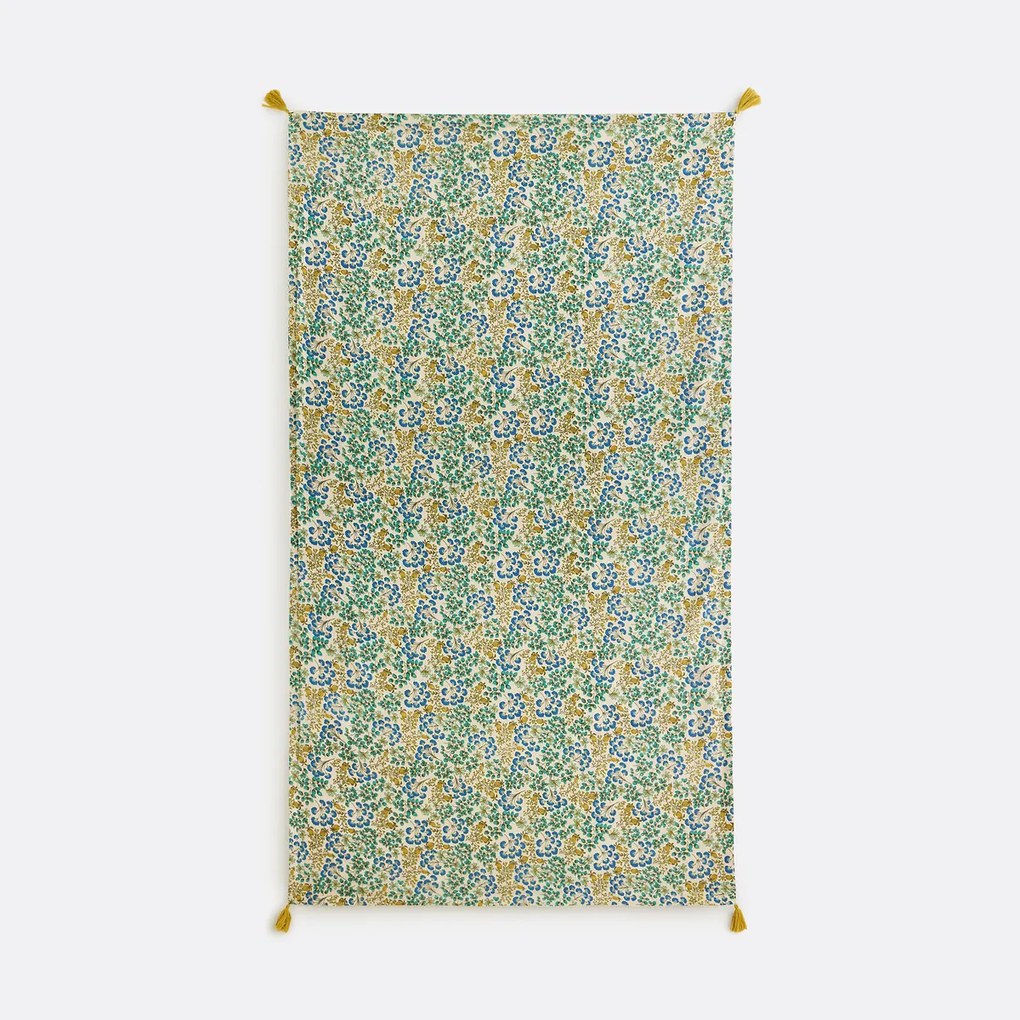 Fouta XL, bloemenprint, badstof voering, HANOI